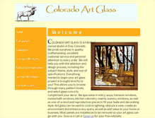 Tablet Screenshot of coloradoartglass.com